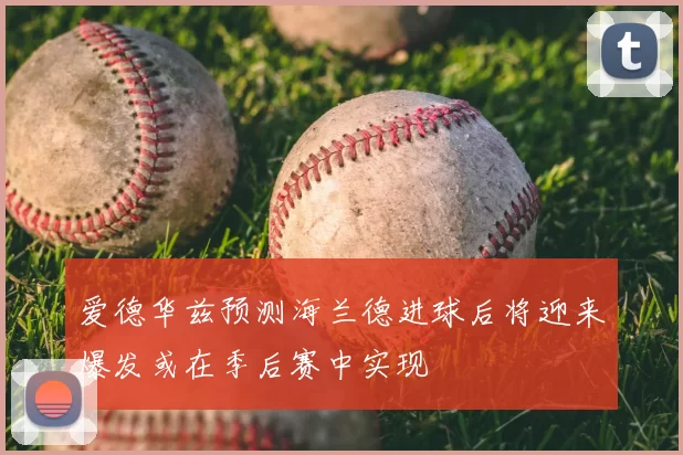 爱德华兹预测海兰德进球后将迎来爆发或在季后赛中实现