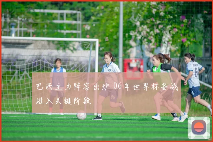巴西主力阵容出炉 06年世界杯备战进入关键阶段
