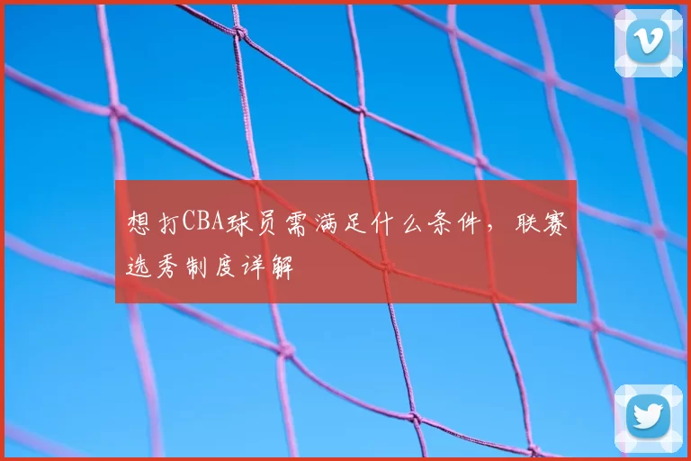 想打CBA球员需满足什么条件,联赛选秀制度详解